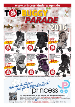 buggy parade 2016 - princess Kinderwagen