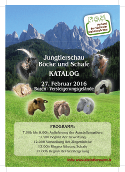 katalog - Verband der Südtiroler Kleintierzüchter