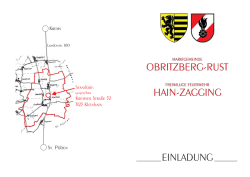 Einladung  - der Freiwilligen Feuerwehr Hain