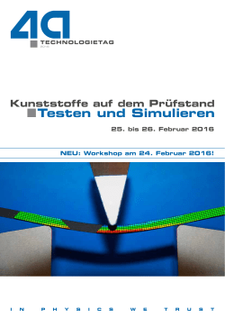 Testen und Simulieren - Materials Cluster Styria