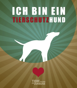 Ich bin ein Tierschutzhund