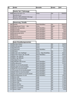 Preisliste - brima &ndash; modellanlagenbau