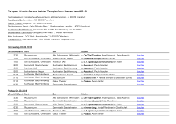 in der &Uuml;bersicht mit Buchungslinks