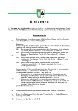 E inladung - Stadt Elzach