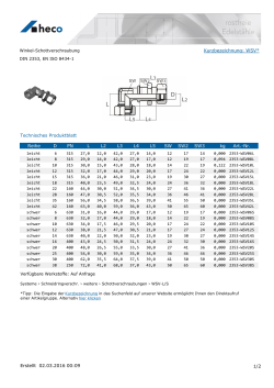 Winkel-Schottverschraubung DIN 2353, EN ISO 8434-1