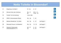 Nette Toilette in Bissendorf