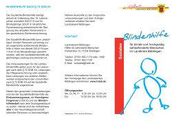 blindenhilfe nach § 72 sgb xii kontakt