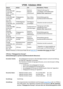 Eckdaten 2016