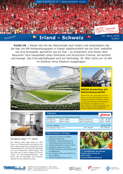 Irland &ndash; Schweiz