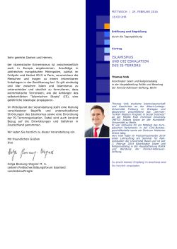 Einladungsprogramm  - Konrad-Adenauer