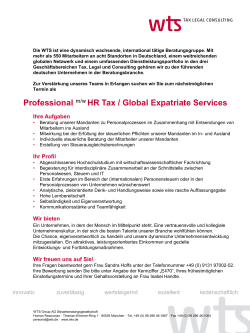 Professional HR Tax / Global Expatriate Services