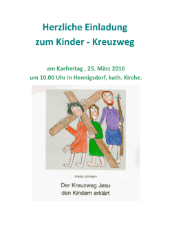Herzliche Einladung zum Kinder