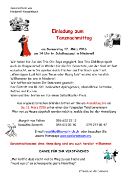 erfahren - Seniorenteam