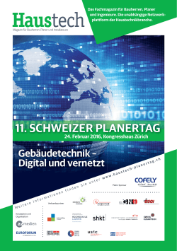 11. schweizer planertag - Bauen Digital Schweiz