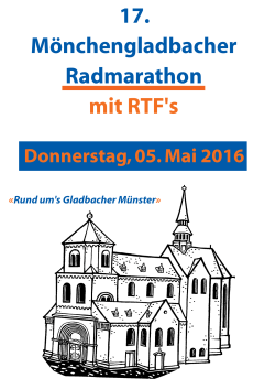Flyer Marathon/RTF - Radsportbezirk Mönchengladbach