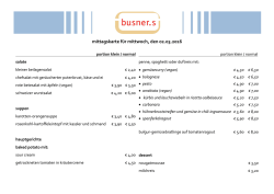 mittagskarte