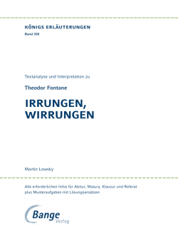 irrungen, wirrungen