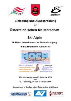 Österreichischen Meisterschaft Ski Alpin