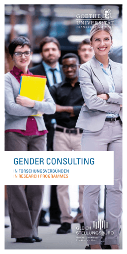 gender consulting - Goethe