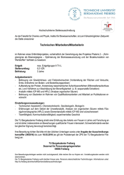 39/2016 – Techn. Mitarbeiter/Mitarbeiterin