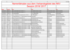 Narrenfahrplan Gesamt