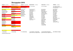 Übungsplan 2016 - Feuerwehr Oerlenbach