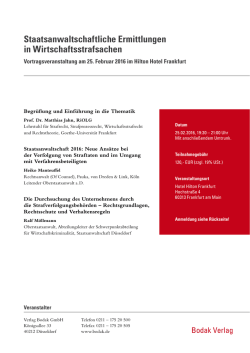Informationen - Fachbereich Rechtswissenschaft der Goethe