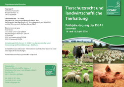 Programm - Deutsche Gesellschaft für Agrarrecht