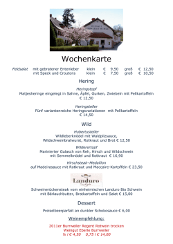 Tageskarte ansehen