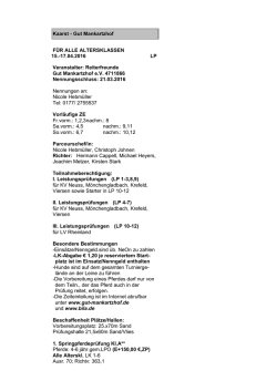 Gut Mankartzhof F&Uuml;R ALLE ALTERSKLASSEN 15.