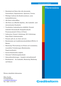 Infoblatt Slowenien print