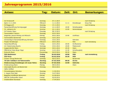 Jahresprogramm 2015/2016