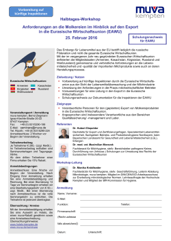 2016-02-25 Programm Eurasische Wirtschaftsunion