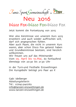 Info - Tanzen Enzweihingen