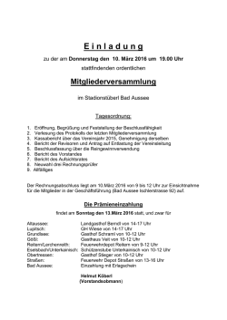 E inladung - Brandschaden Versicherung Ausseerland