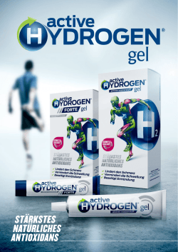 FORTE gel - Active Hydrogen Products