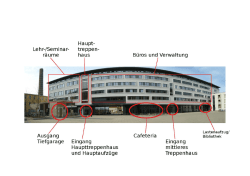 Lageplan/Etagenplan Kommunikationswissenschaft, Uni Bamberg
