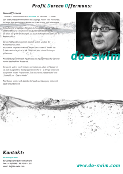 Profil Doreen - do-swim | Doreen Offermans