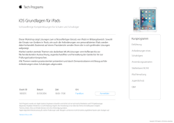 iOS Grundlagen f&uuml;r iPads