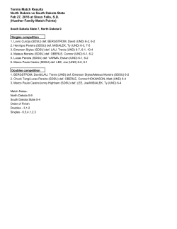 Final Statistics - South Dakota State University Athletics