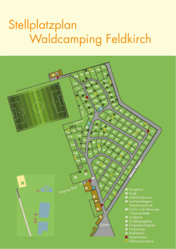 Stellplatzplan Waldcamping Feldkirch