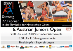 austrian junior open 2016
