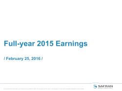 FY 2015 results documents to