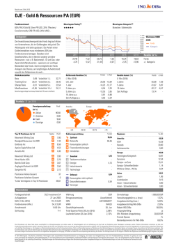 DJE - Gold & Ressourcen PA (EUR) - ING