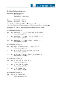 Trainingsplan öffnen