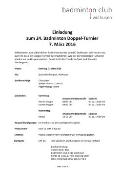 gehts zur Ausschreibung vom Doppel 2016