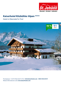 Kaiserhotel Kitzbühler Alpen in Oberndorf in Tirol