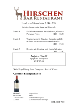 Cabarnet Sauvignon 1884