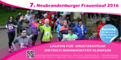 7.Neubrandenburger Frauenlauf 2016