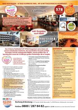 Kurtaxi - CUP Touristic